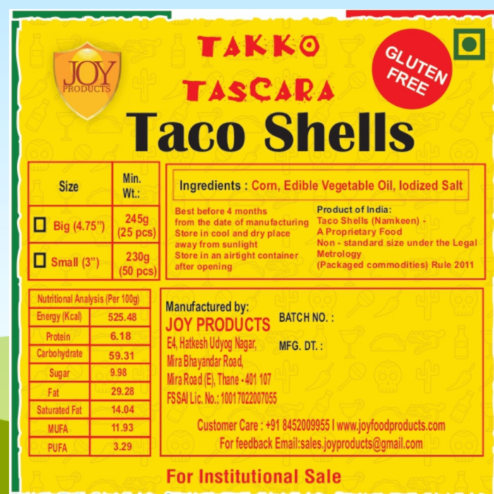 TAKKO TASCARA TACO SHELLS - Image 3